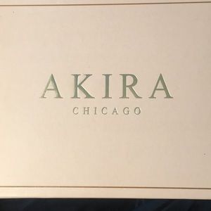 Akira Chicago black glitter heels.Size 8.
